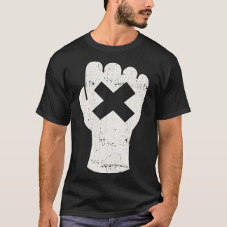 Camiseta Hardcore Fist NYHC 80's Punk s & Straight Edge Clo