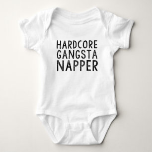 Camiseta Hardcore Gangsta Napper Baby Bodyfit