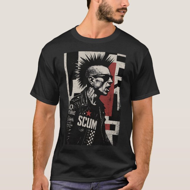 Camiseta Hardcore Punk Rebel Portrait (Frente)