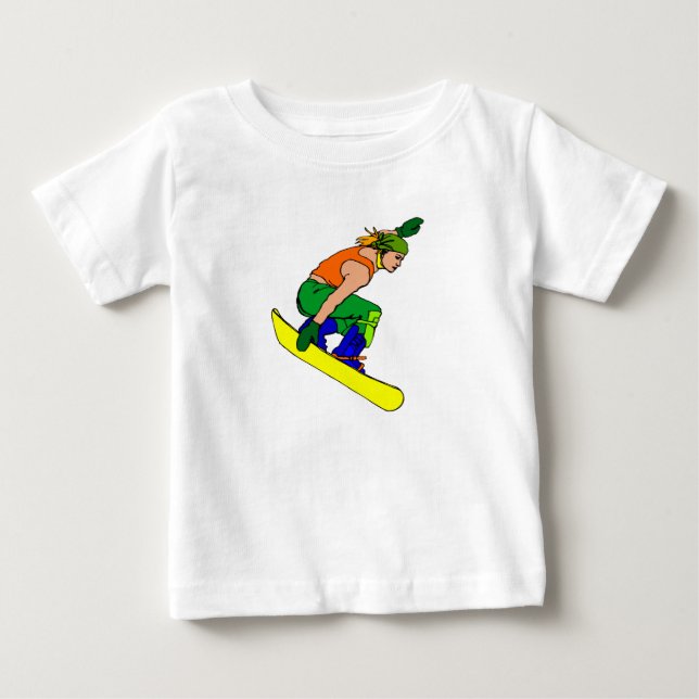 Camiseta Hardcore Snowboard Gal (Frente)
