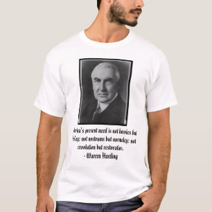 Camiseta harding, a necessidade atual de América não é