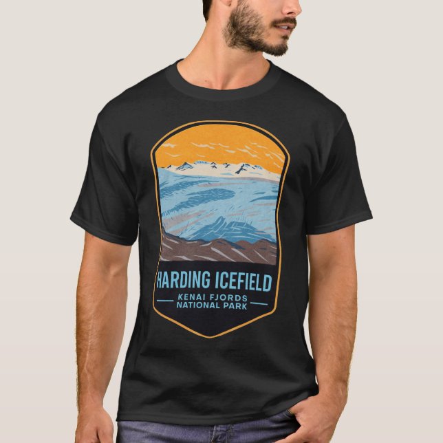 Camiseta Harding Icefields Kenai Fjords Parque Nacional (Frente)