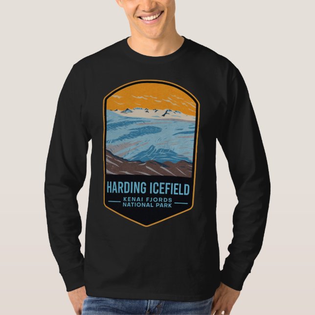 Camiseta Harding Icefields Kenai Fjords Parque Nacional (Frente)