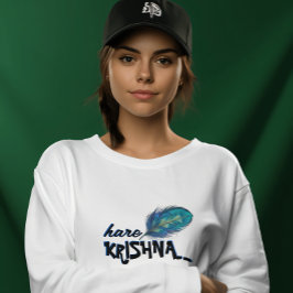 Camiseta "Hare Krishna" Peacock Feather Hindu