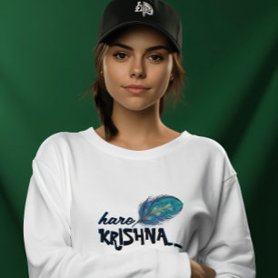 Camiseta "Hare Krishna" Peacock Feather Hindu