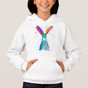 Camiseta Hare watercolor animal de gata