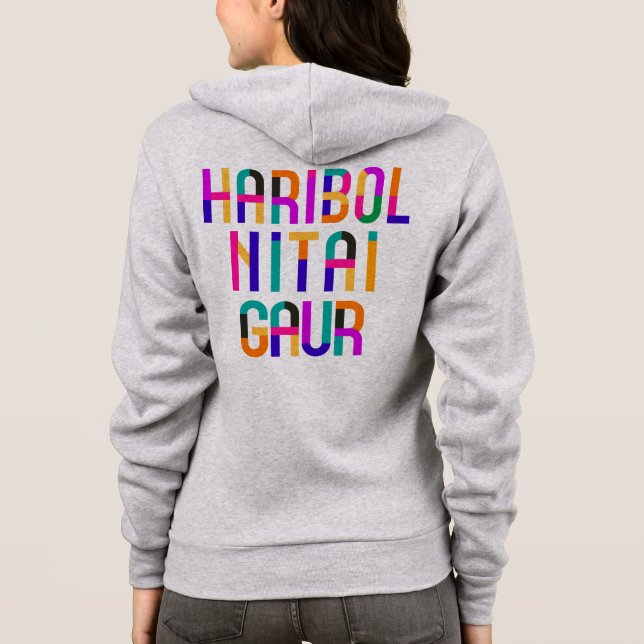 Camiseta  Haribol Nitai Gaur              (Verso)