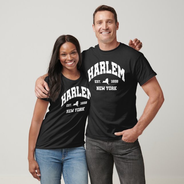 Camiseta Harlem, Nova Iorque (Unissex)