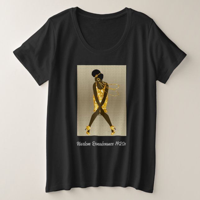 Camiseta Harlem Renaissance 1920 (Frente do Design)