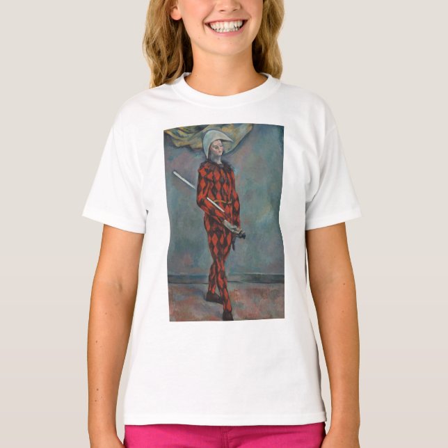 Camiseta Harlequin (Joker) (por Paul Cézanne) (Frente)