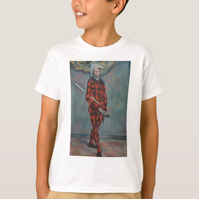 Camiseta Harlequin (Joker) (por Paul Cézanne) (Frente)