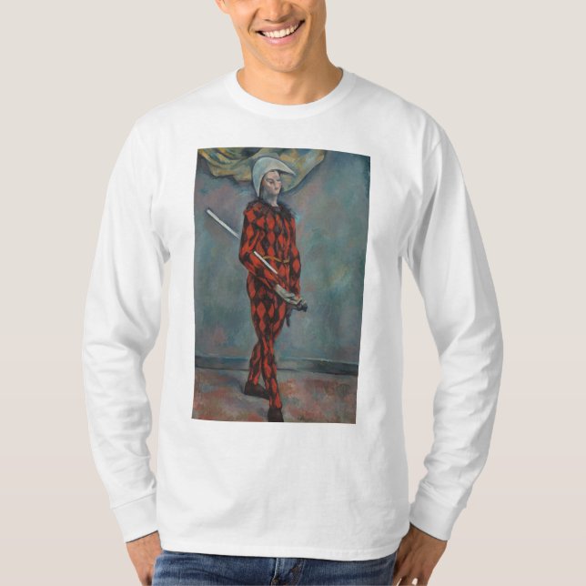 Camiseta Harlequin (Joker) (por Paul Cézanne) (Frente)
