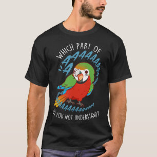 Camiseta Harlequin Macaw Parrot Aaaa