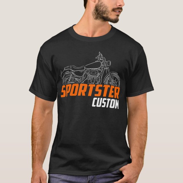 Camiseta Harley-Davidson Sportster XL 883 Personalizado 200 (Frente)