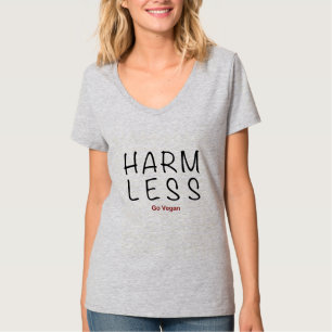 Camiseta Harm Menos - Go Vegan