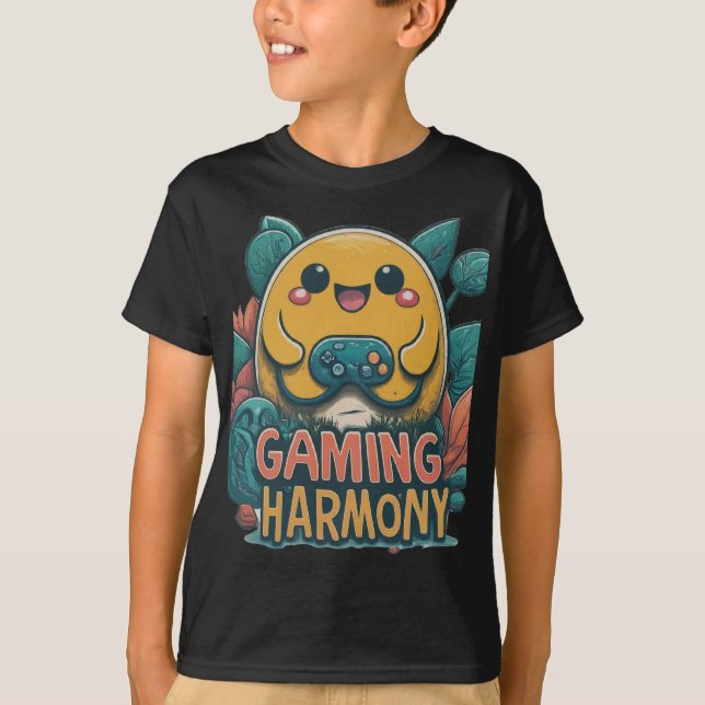 Camiseta Harmonia de jogos (Frente)