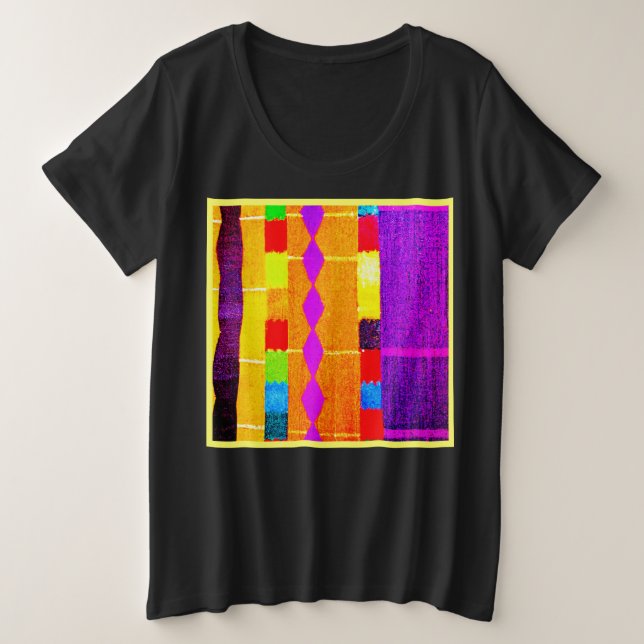 Camiseta Harmonia de Paleta Vibrante (Frente do Design)