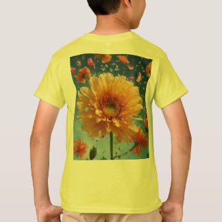 Camiseta : "Harmonia divina: Lorde Krishna e Florescente Gr