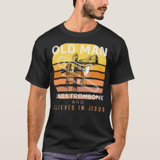 Camiseta Harmonia divina: Velho rabugento significa Jesus s