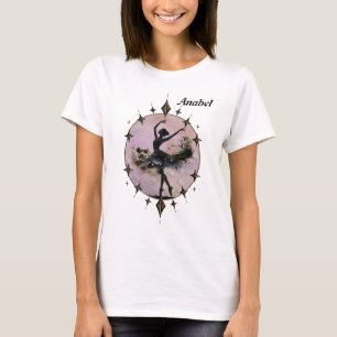 Camiseta Harmonia do Movimento A bailarina à luz das estrel