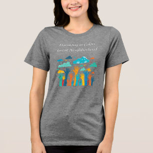 Camiseta "Harmonia em cores: vizinhança Excelente" social