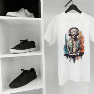 Camiseta Harmonia em Threads: Teto de Gráficos Musical em L