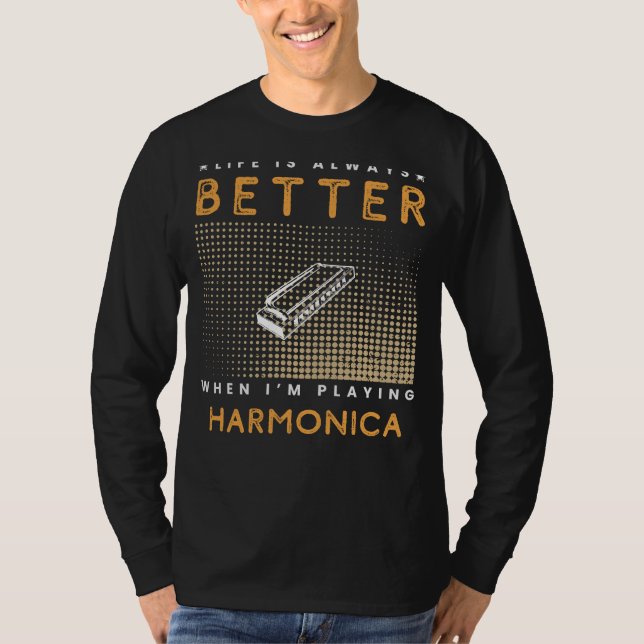 Camiseta Harmonia: Fatos Blues Brilhados com Eva (Frente)