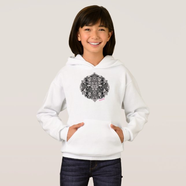 Camiseta Harmonia Floral de Renda (Frente Completa)