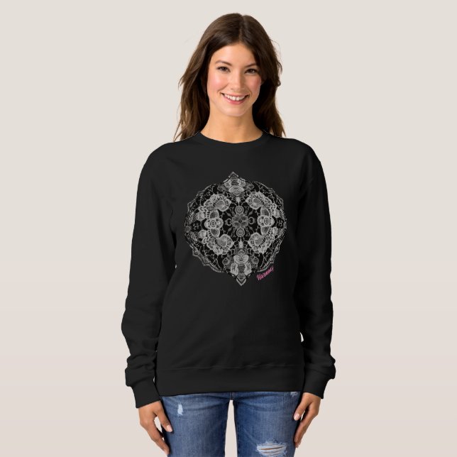 Camiseta Harmonia Floral de Renda (Frente Completa)