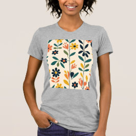 Camiseta Harmonia Floral Escandinava