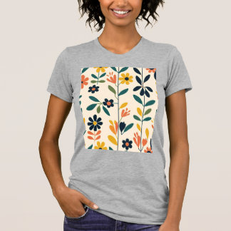 Camiseta Harmonia Floral Escandinava