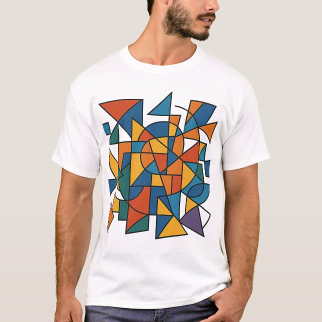 Camiseta Harmonia Geométrica (Frente)