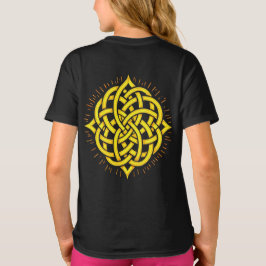 Camiseta Harmonia Infinita: Arte de Símbolo Mandala Celta S