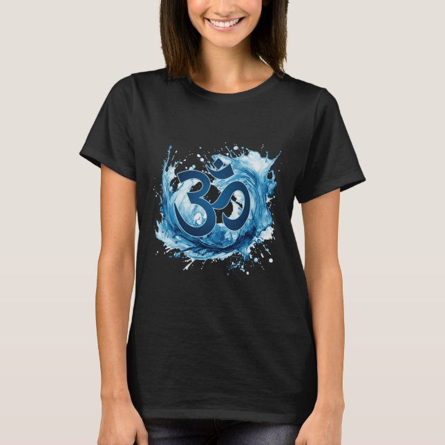 Camiseta Harmonia Soltou A Onda De Om Energetico (Frente)