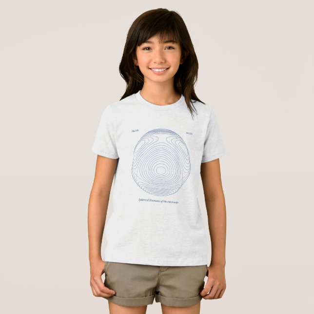 Camiseta Harmônica Esférica de terceira ordem (Frente Completa)