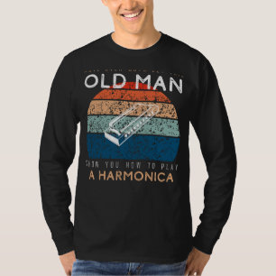 Camiseta Harmonica Maestro: Deixe Este Velho Te Afastar!