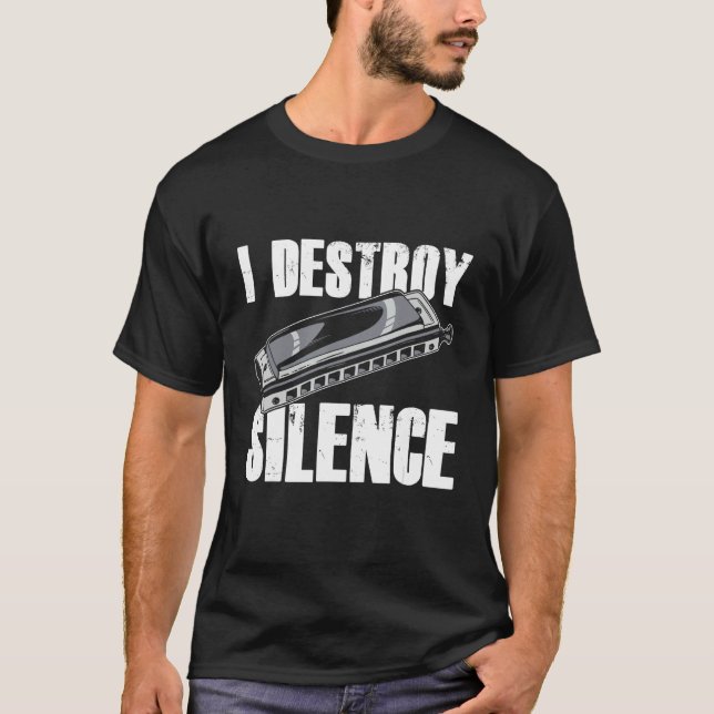 Camiseta Harmonica Playing For Harmonica Player Harmonica T (Frente)