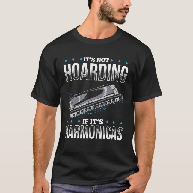 Camiseta Harmonica Playing For Harmonica Player Harmonica T (Frente)