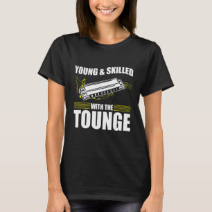 Camiseta Harmonica Playing For Harmonica Player Harmonica T