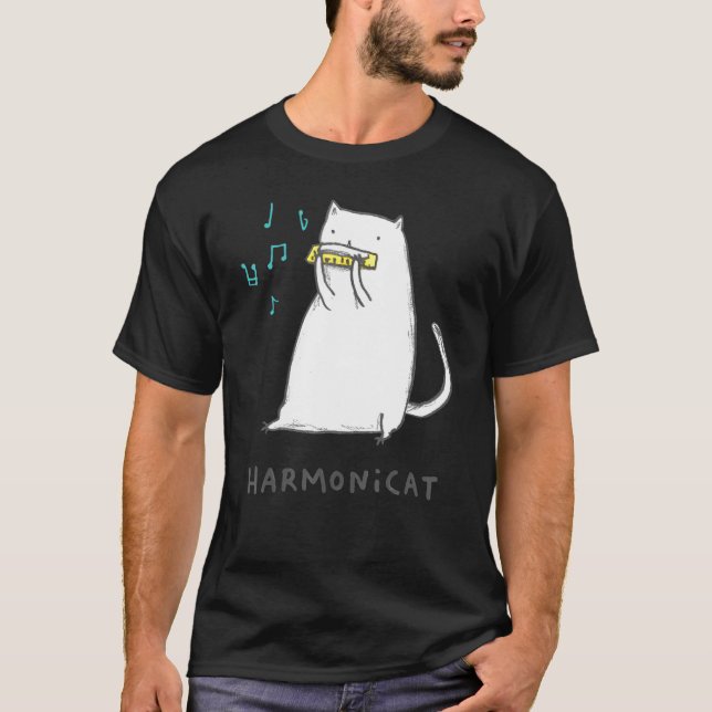 Camiseta Harmonicat Music Catt (Frente)