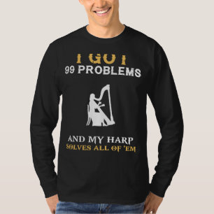 Camiseta Harmonizar com o Humor: 99 problemas Harmonica Ent