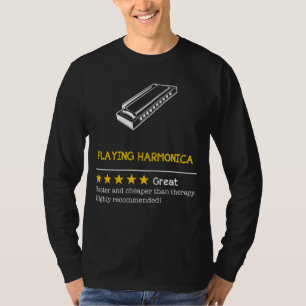 Camiseta Harmonizar com o Humor: Harmonica - Mais barata, m