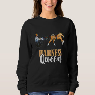 Camiseta Harness Racing Queen Horse Crown Trotting Ho