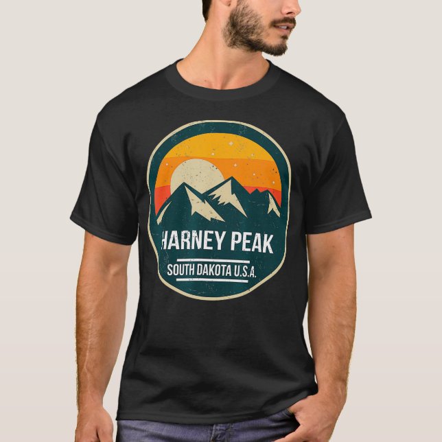 Camiseta Harney Peak National Park Fora do Caminho da Natur (Frente)