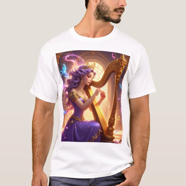 Camiseta Harp of the Enchanted Queen (Frente)