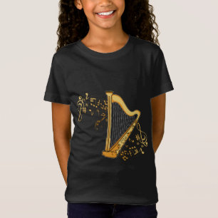 Camiseta Harp Player Gift Girls Harpist Women Music Harp