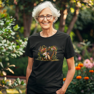 Camiseta Harp Playing Garden Gnomo