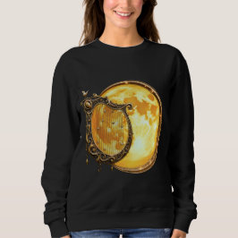 Camiseta Harpa Celestial da Lua Dourada