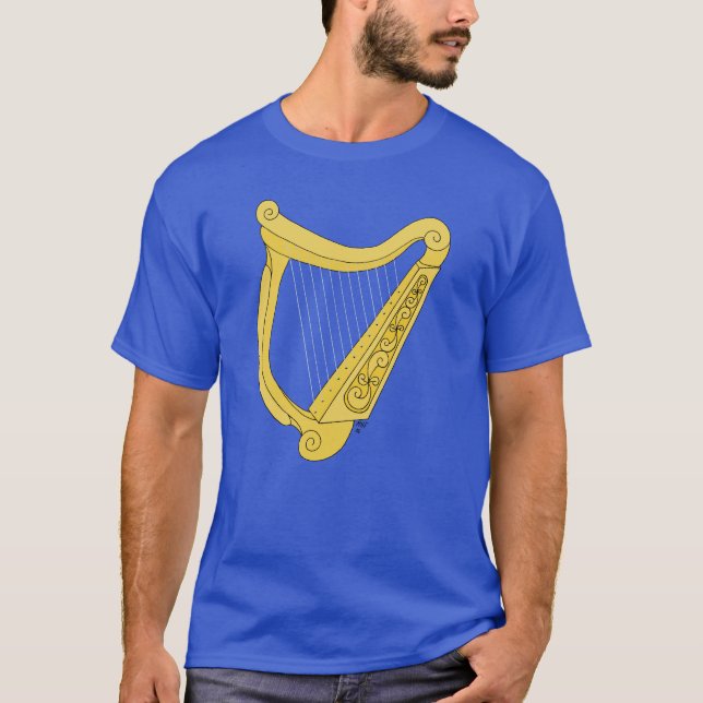 Camiseta Harpa irlandesa (Frente)