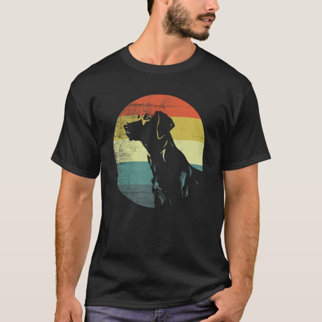 Camiseta Harrier Dog Retro Vintage Design (Frente)